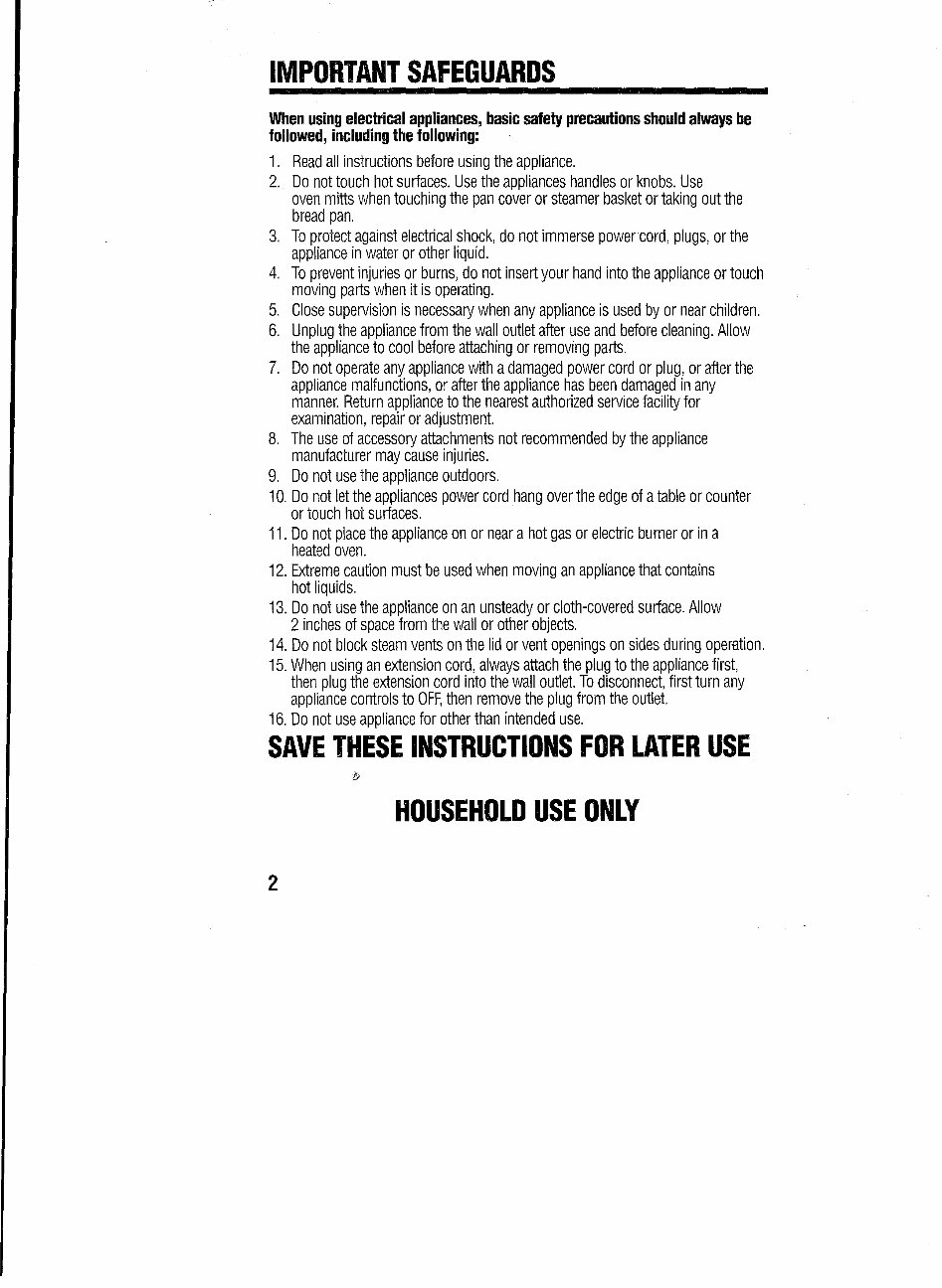 Welbilt Bread More Parts model ABM7100 instruction manual recipes abm 7100 preview img 3