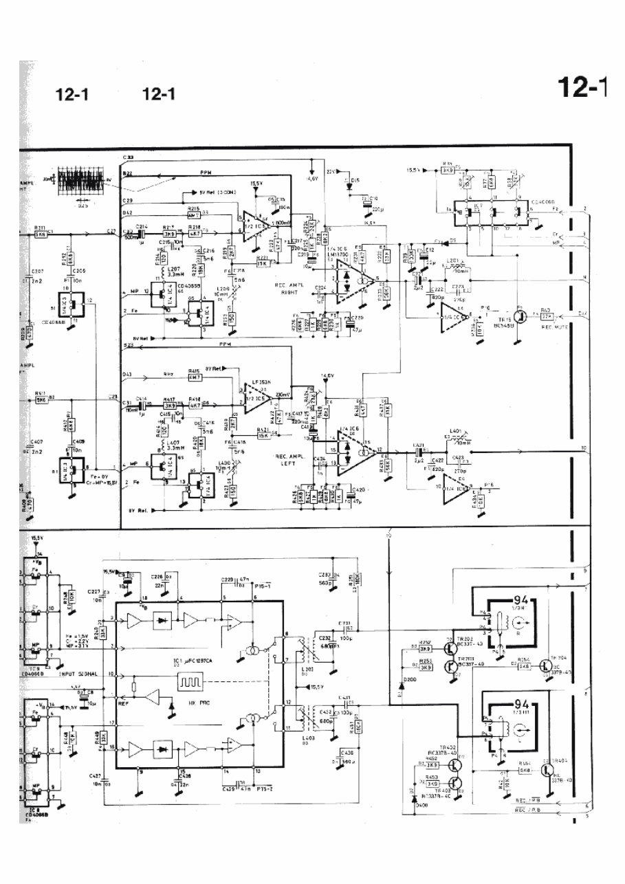B+O Bang Olufsen Schematics Diagram beocord 6500 preview img 3