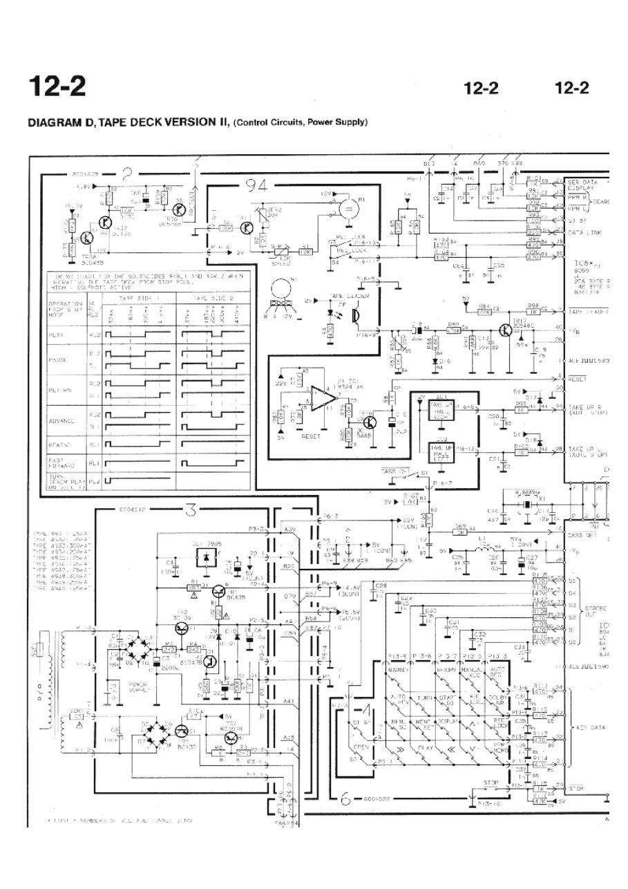 B+O Bang Olufsen Schematics Diagram beocord 6500 preview img 4