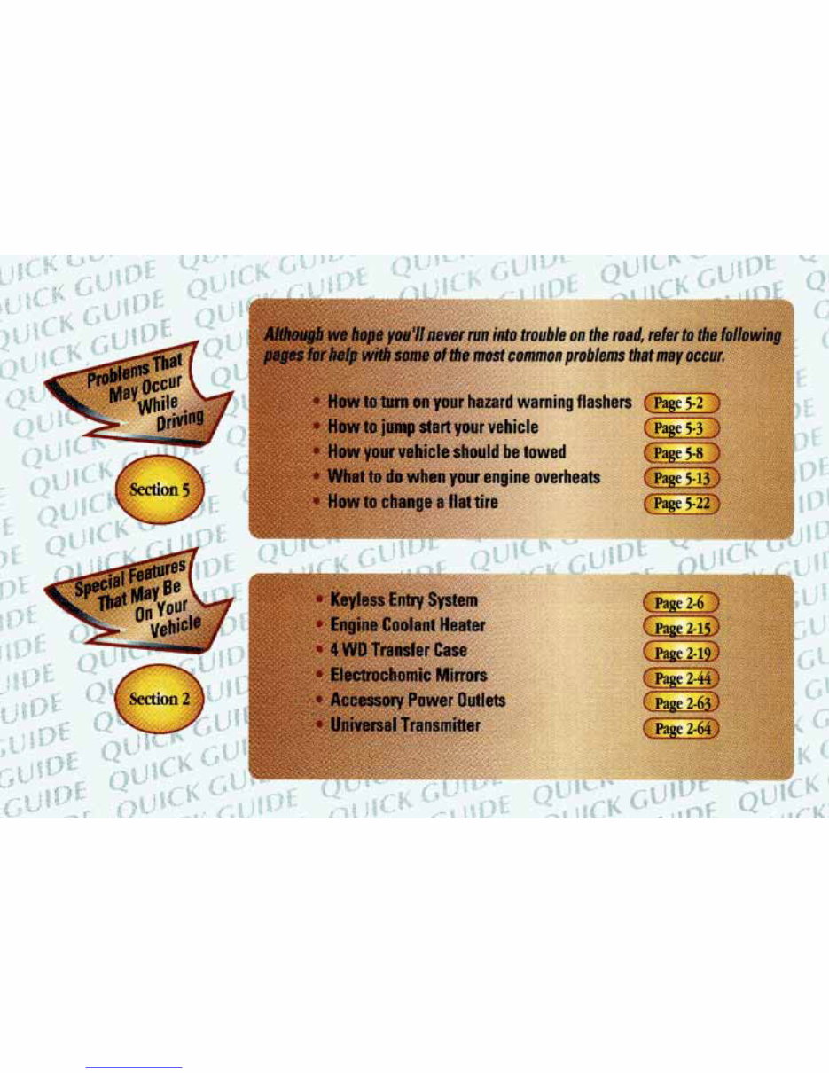 1998 GMC Suburban Owners Manual preview img 5