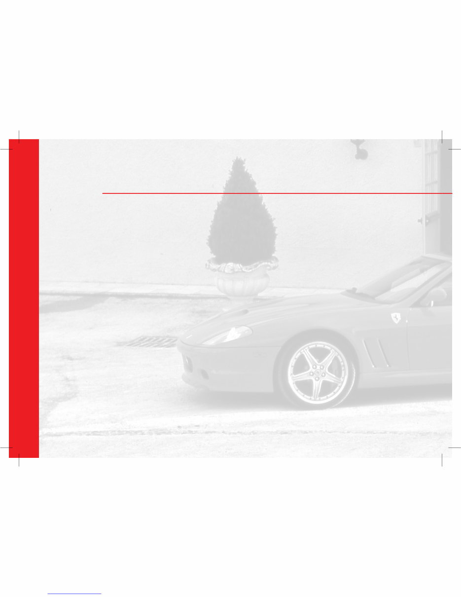 Ferrari 575m Superamerica Owners Manual 2004 preview img 6