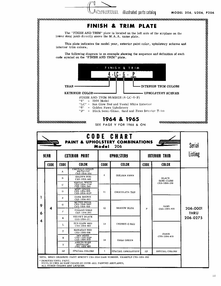 1964-1973 Cessna 206 Parts Catalog preview img 7