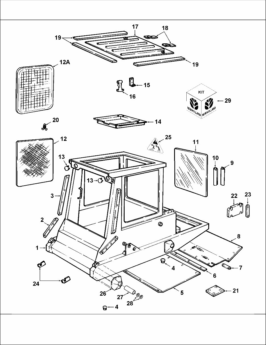 NEW HOLLand L783 Skid Steer Loader ILLUSTRATED Parts LIST Manual preview img 5