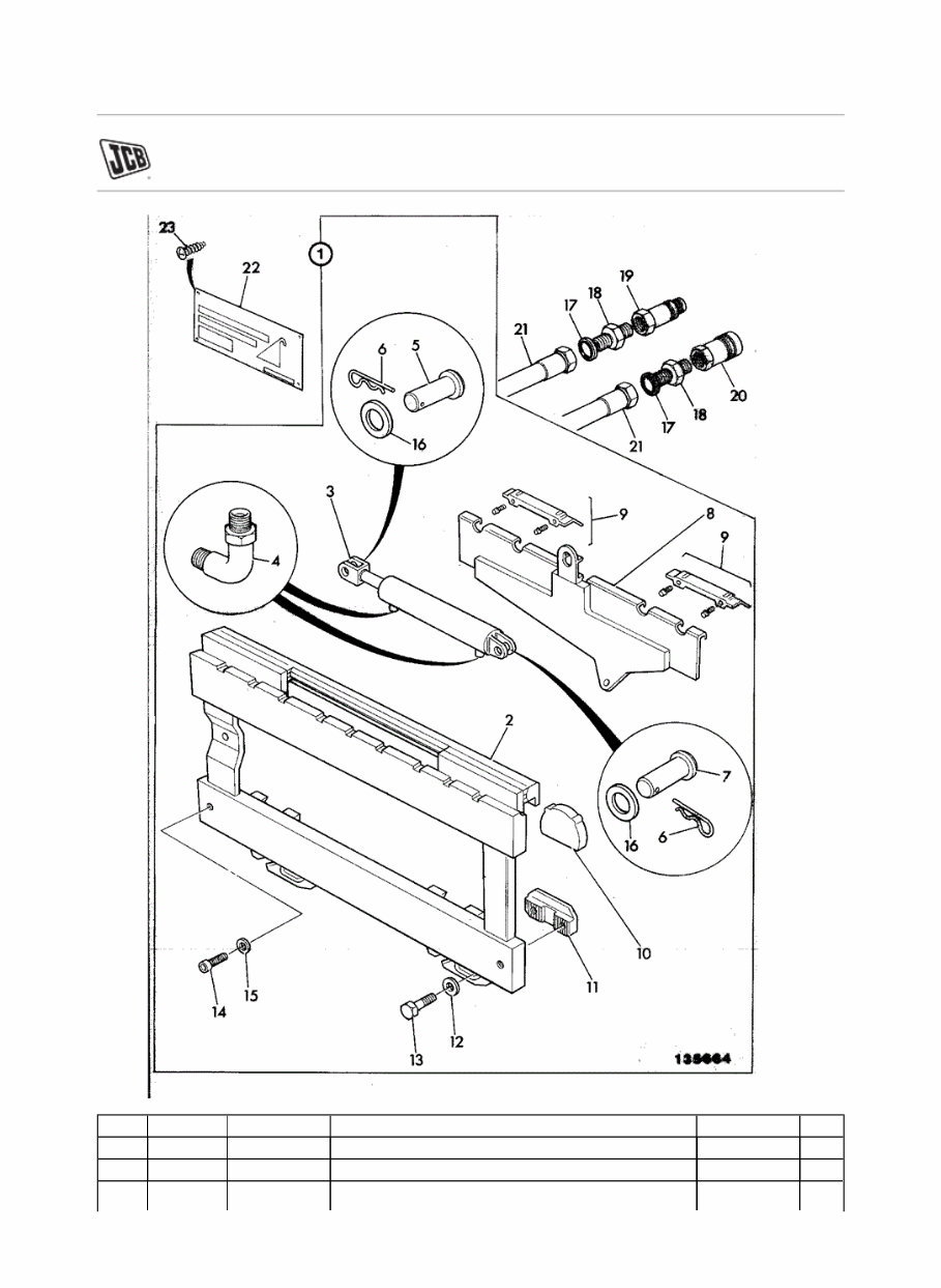 JCB 540-170 Telescopic Handlers (Loadall) Parts Catalogue Manual (SN: 01186000-01200999, 01422000-01441999) preview img 10