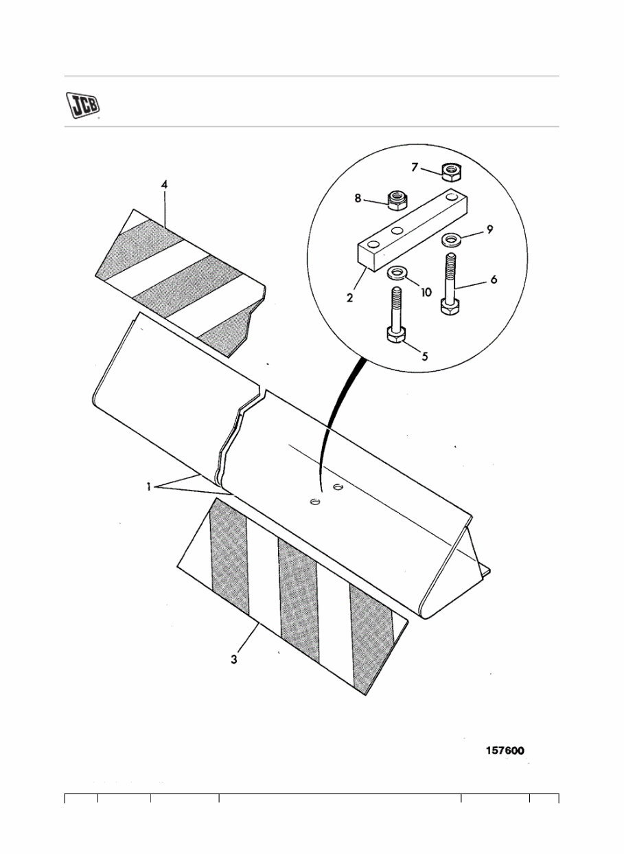 JCB 540-170 Telescopic Handlers (Loadall) Parts Catalogue Manual (SN: 01186000-01200999, 01422000-01441999) preview img 5