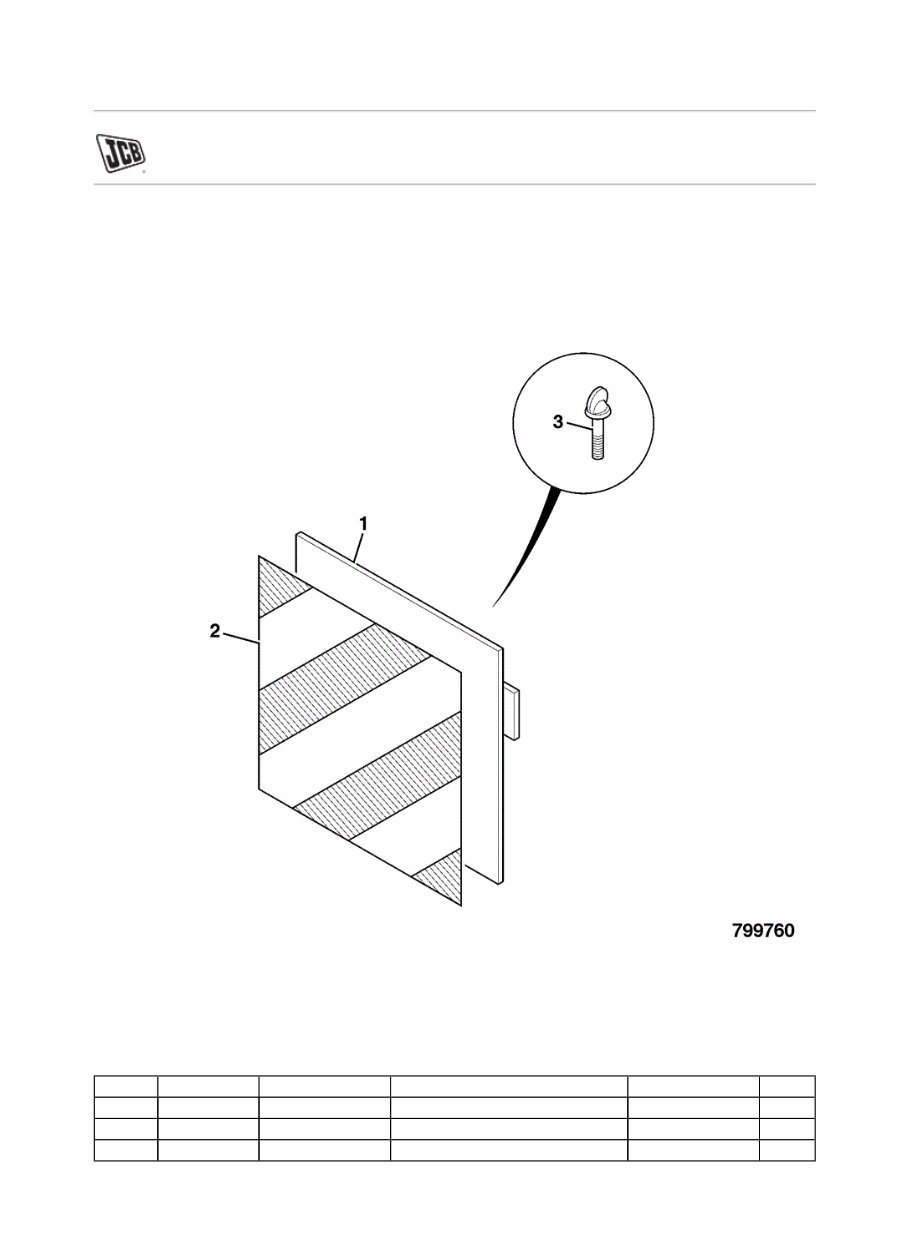 JCB 540-170 Telescopic Handlers (Loadall) Parts Catalogue Manual (SN: 01186000-01200999, 01422000-01441999) preview img 7