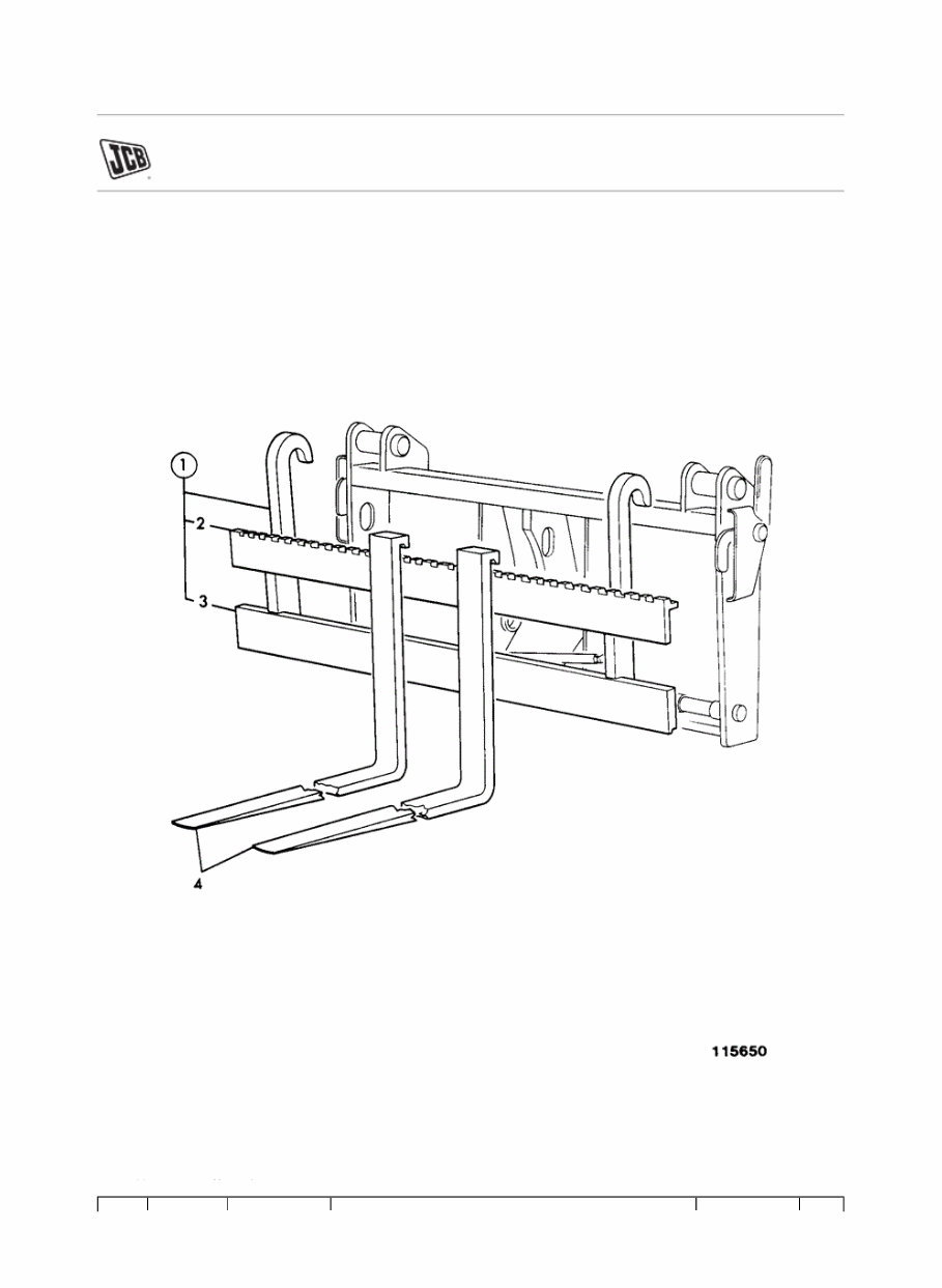 JCB 540-170 Telescopic Handlers (Loadall) Parts Catalogue Manual (SN: 01186000-01200999, 01422000-01441999) preview img 8