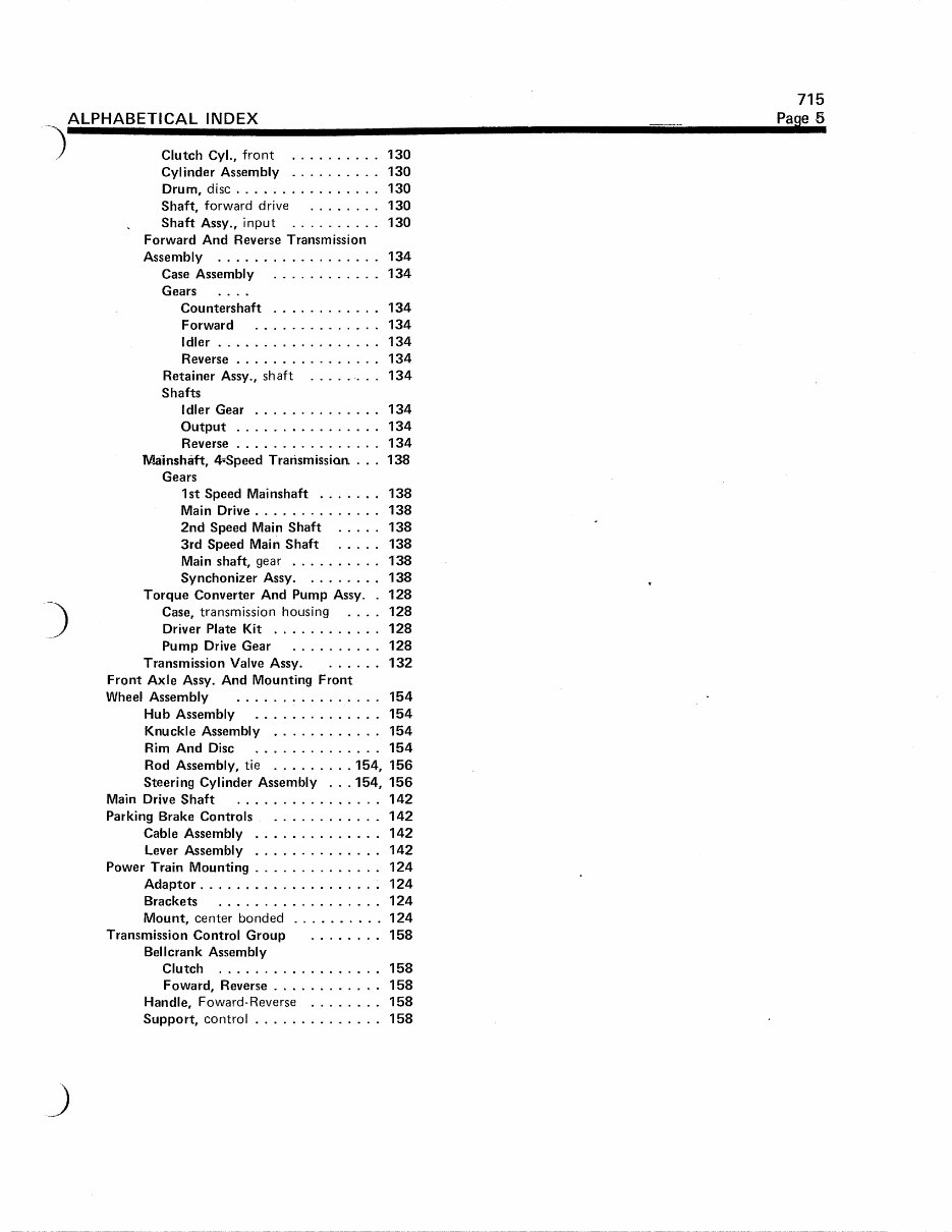 Allis Chalmers 715 Backhoe Loader Parts Catalog Manual preview img 7