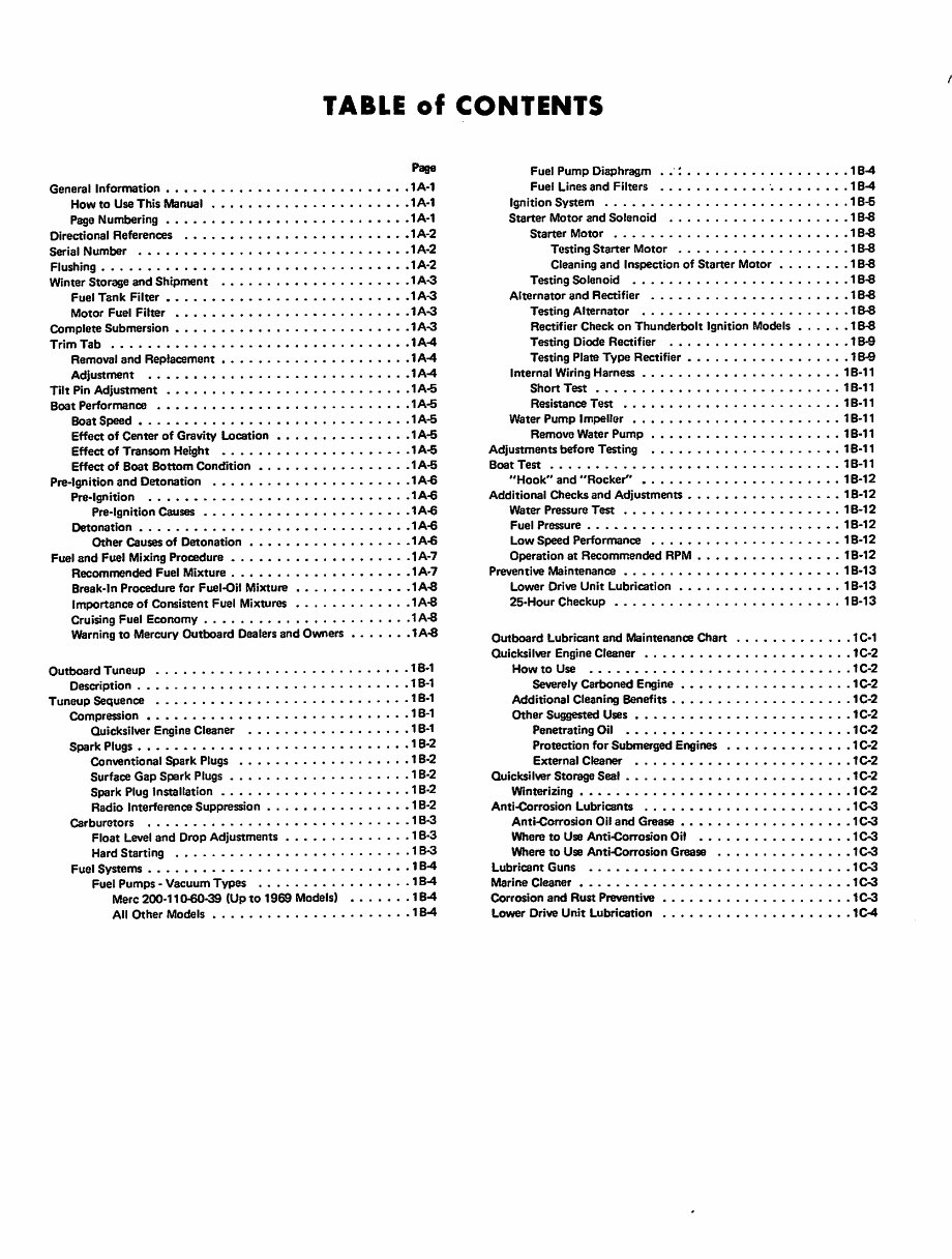 1967 Kiekhaefer Mercury Outboard Service & Repair Manual preview img 4