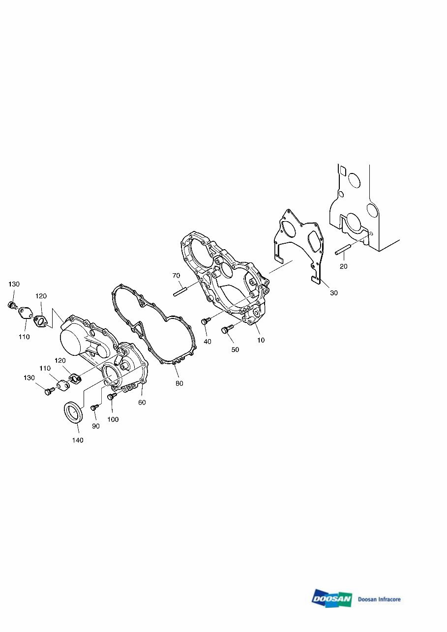 DAEWOO DOOSAN MEGA 160 Wheeled Loader Service Parts Catalogue Manual preview img 4