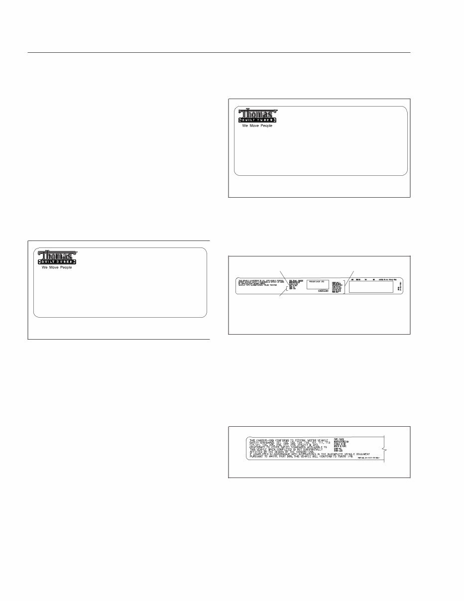 Thomas SAF-T-LINER C2 School Bus Operation & Maintenance Manual preview img 6
