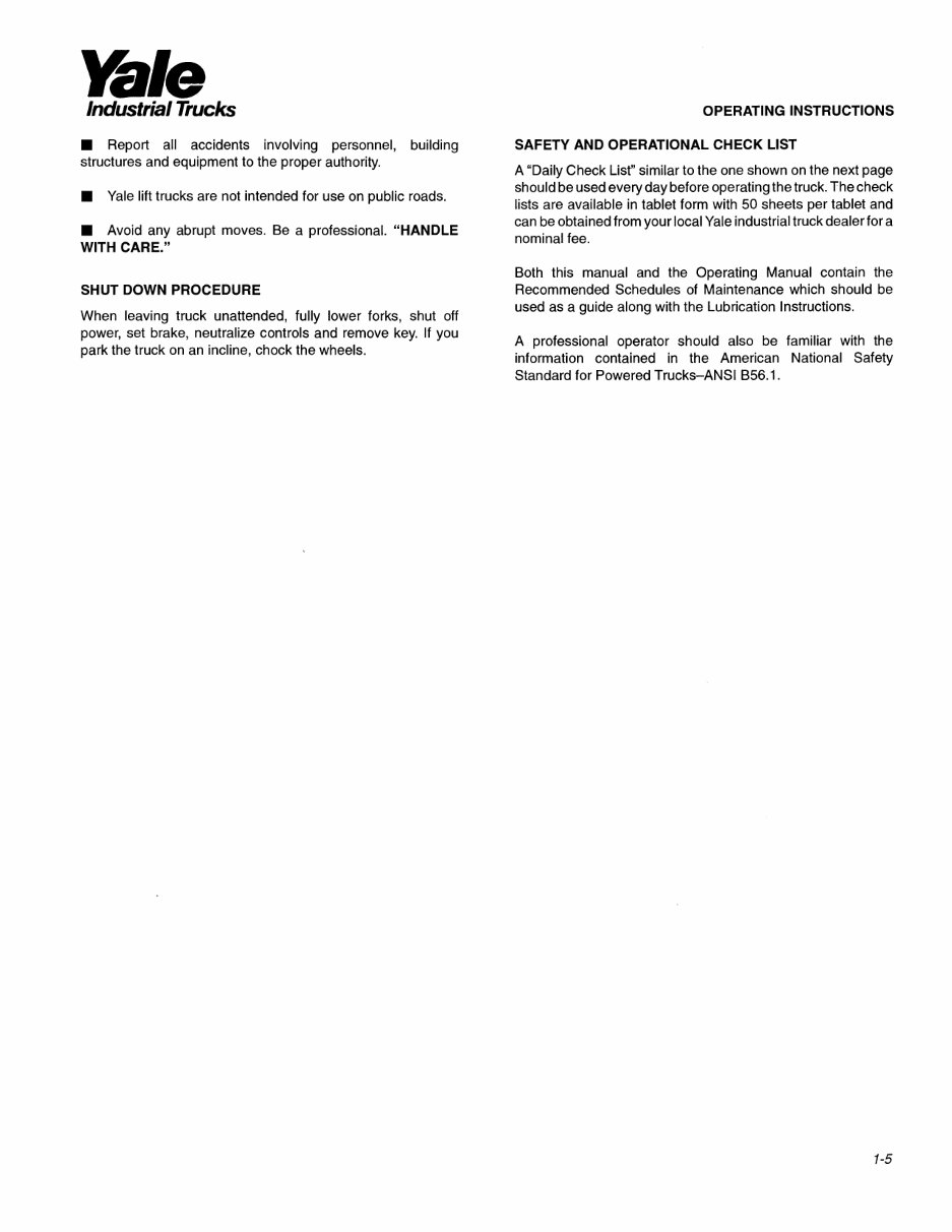 Yale Pallet Truck: MCW020, MCW040 Workshop Service Manual preview img 10