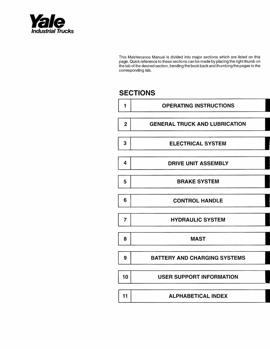 Yale Pallet Truck: MCW020, MCW040 Workshop Service Manual preview img 3