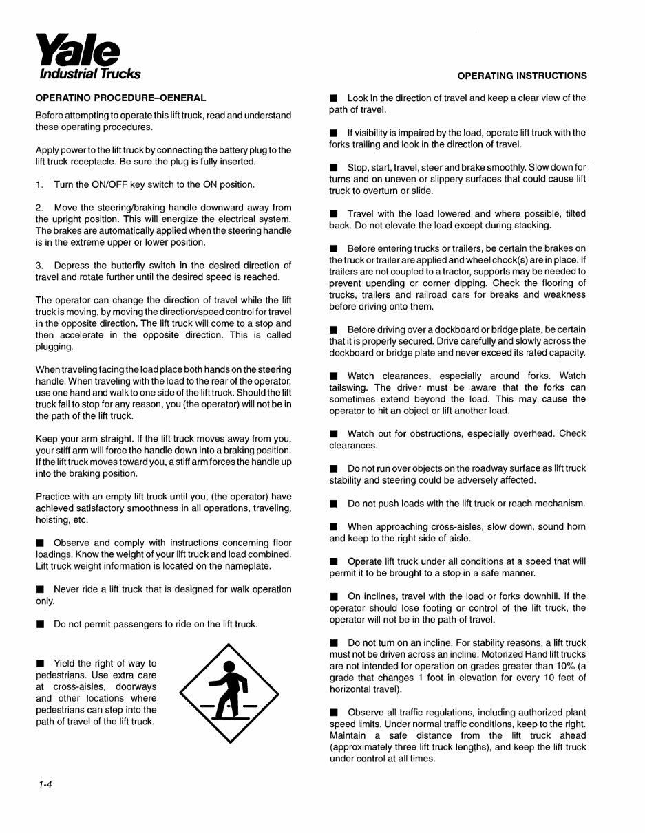 Yale Pallet Truck: MCW020, MCW040 Workshop Service Manual preview img 9