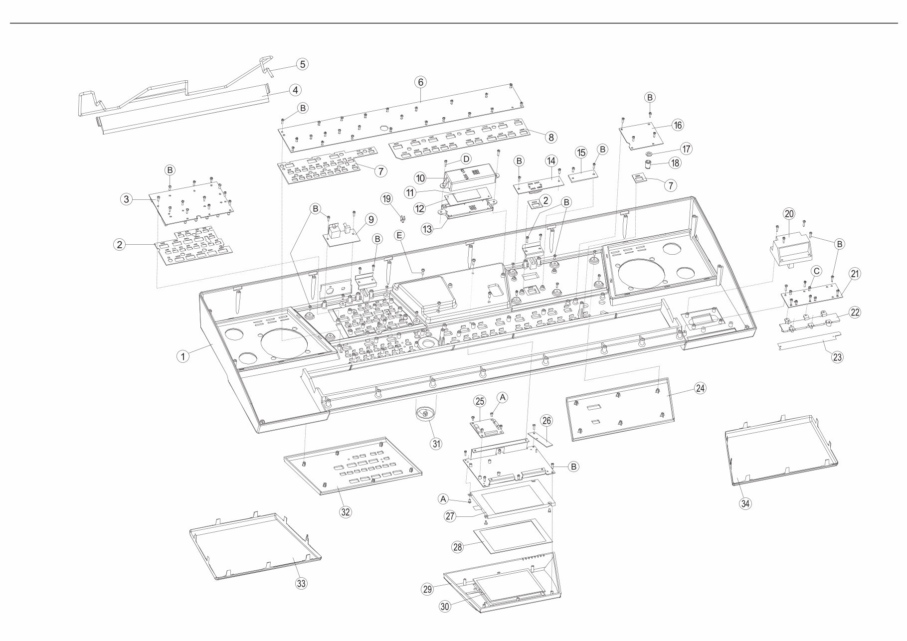 Roland VA-7 V-Arranger Keyboard OEM Service & Repair Manual preview img 3