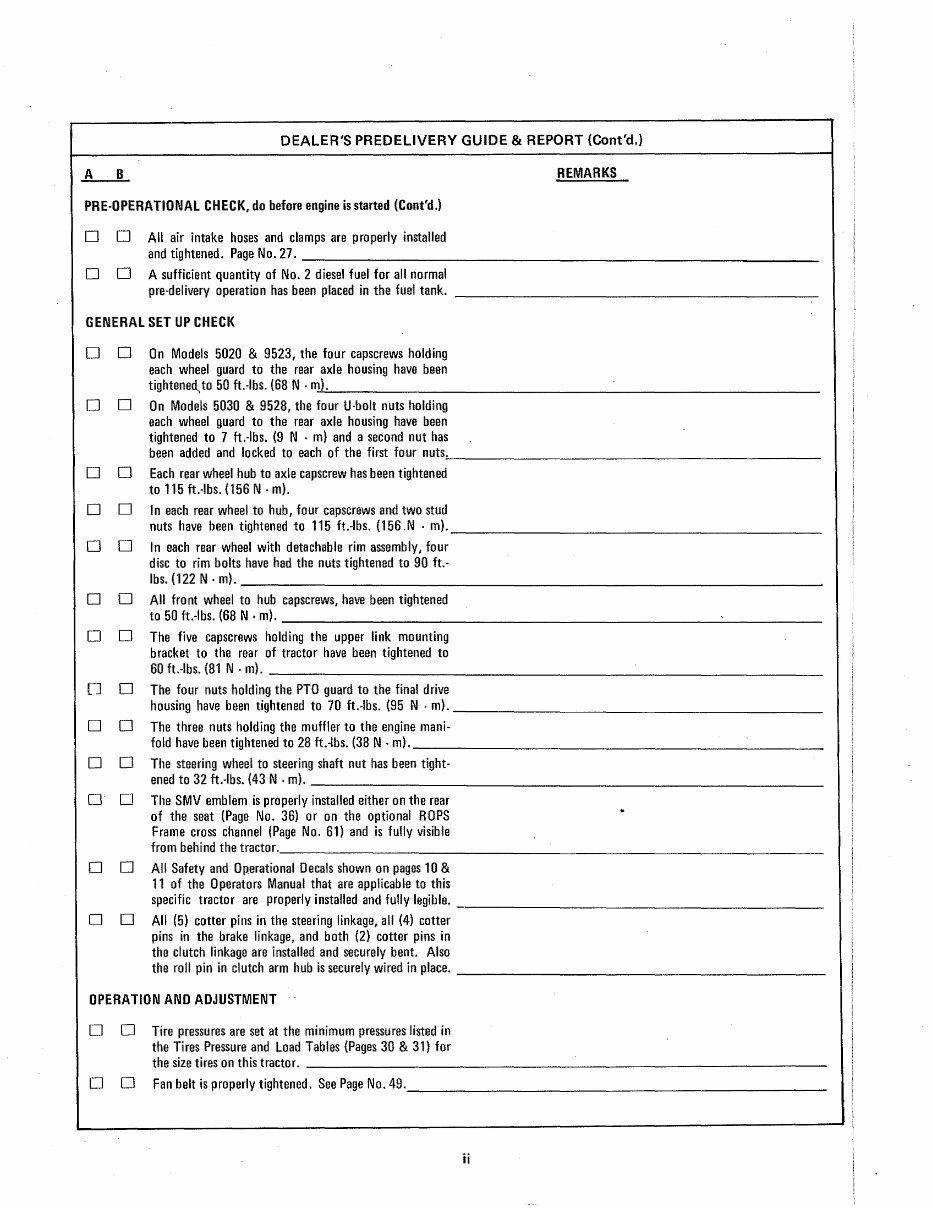 Allis Chalmers 5020 5030 Tractor Service Manual (AC-S-5020