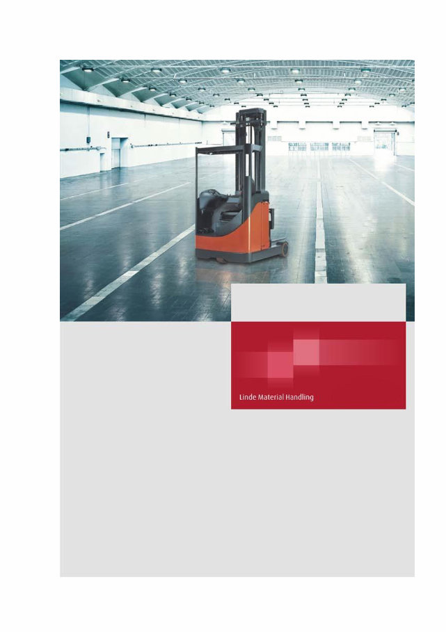 Linde Electric Reach Truck Type 115-11/12: R10, R12, R14, R16, R20 Operating Instructions (User Manual) preview img 1