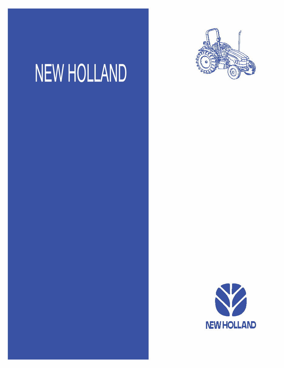 New Holland TT55 / TT75 Tractor Operator's Manual (in Spanish) preview img 1