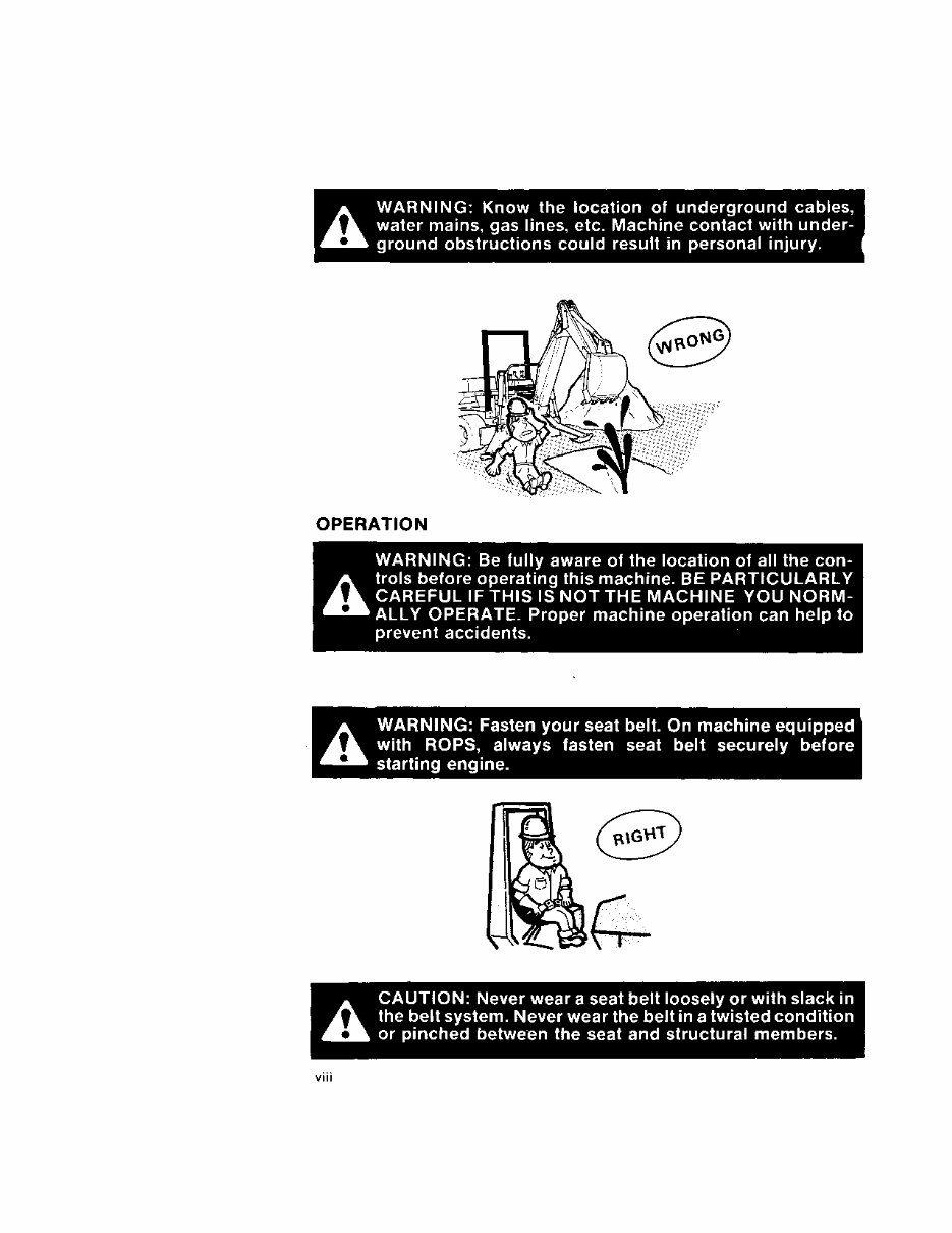 CASE D70 SD70 D100 D100XR SD100 RD100 D130 BACKHOES Operators Manual preview img 10