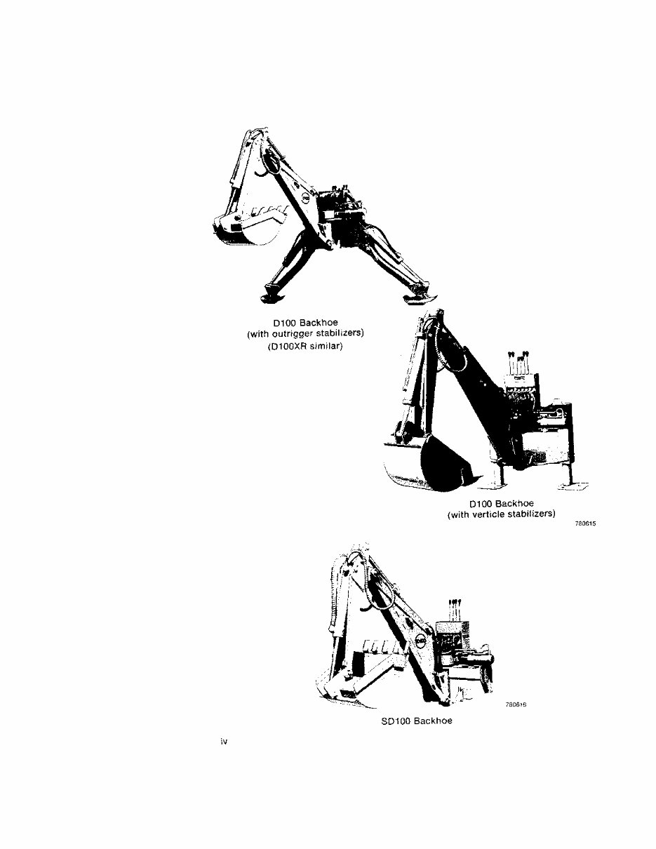 CASE D70 SD70 D100 D100XR SD100 RD100 D130 BACKHOES Operators Manual preview img 6