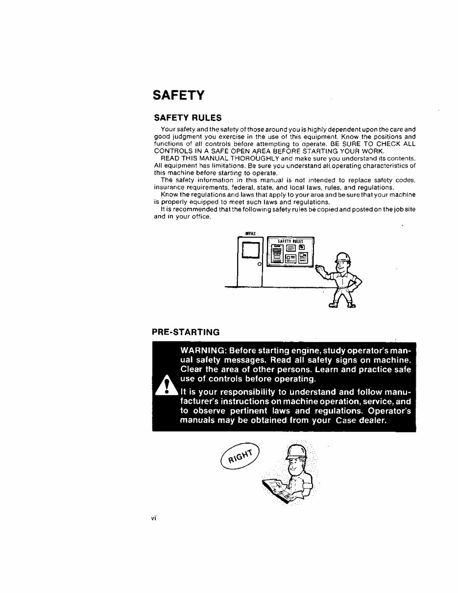 CASE D70 SD70 D100 D100XR SD100 RD100 D130 BACKHOES Operators Manual preview img 8