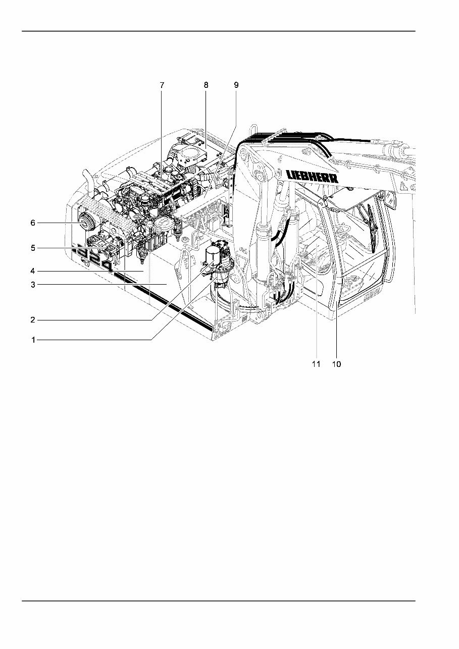 LIEBHERR A924 C LITRONIC WHEELED Excavator OPERATING Manual #3 (Serial no. from: 57099) preview img 10