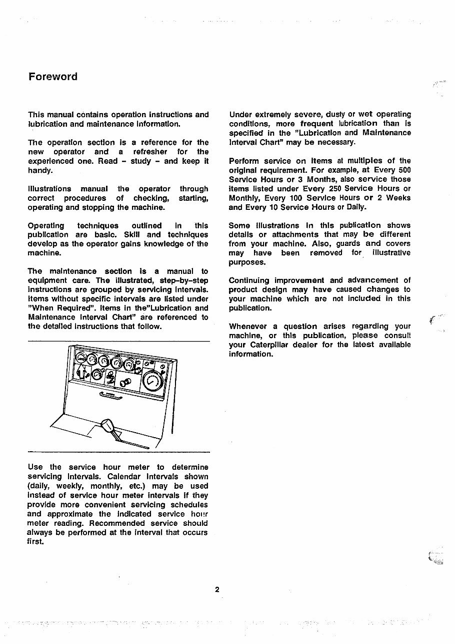 Caterpillar CS-551 operation and maintenance manual preview img 4