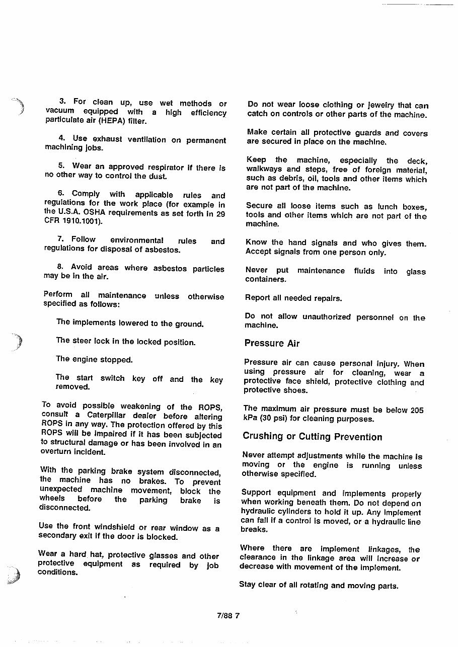 Caterpillar CS-551 operation and maintenance manual preview img 9