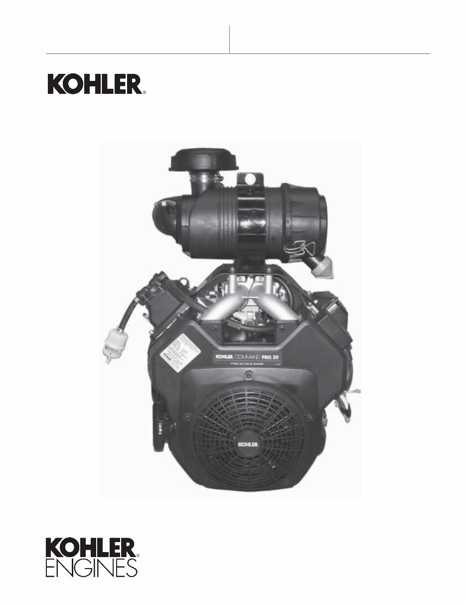 KOHLER COMMand Model CH730 CH25 25HP Engine Full Service & Repair Manual preview img 1