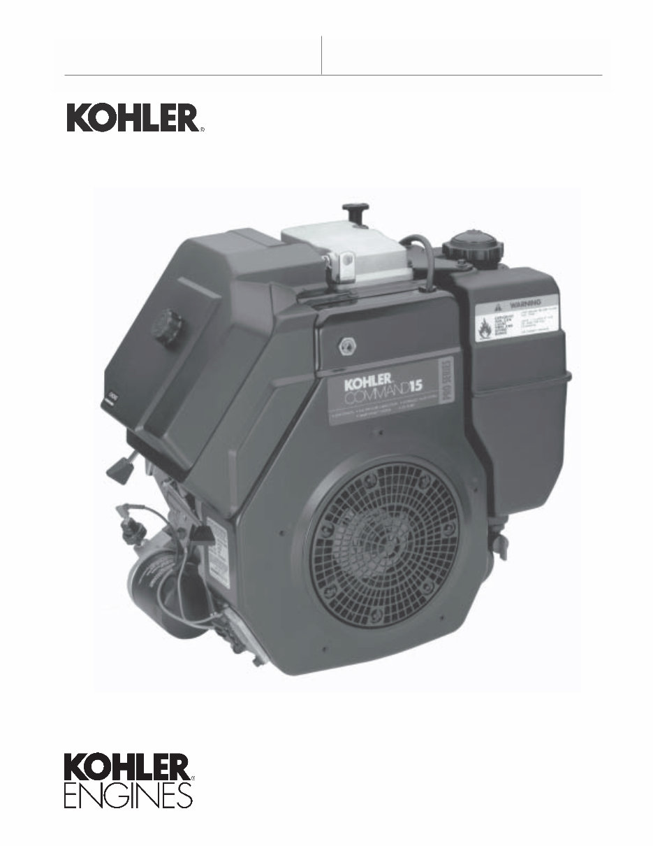 KOHLER COMMand Model CH16 16HP Engine Full Service & Repair Manual preview img 1