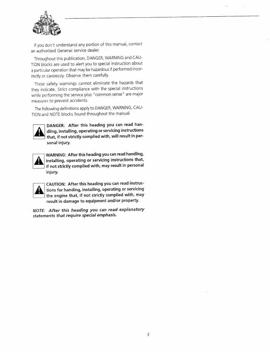 Generac GN724 V-Twin OHVI Engine Workshop Service Repair Manual preview img 5