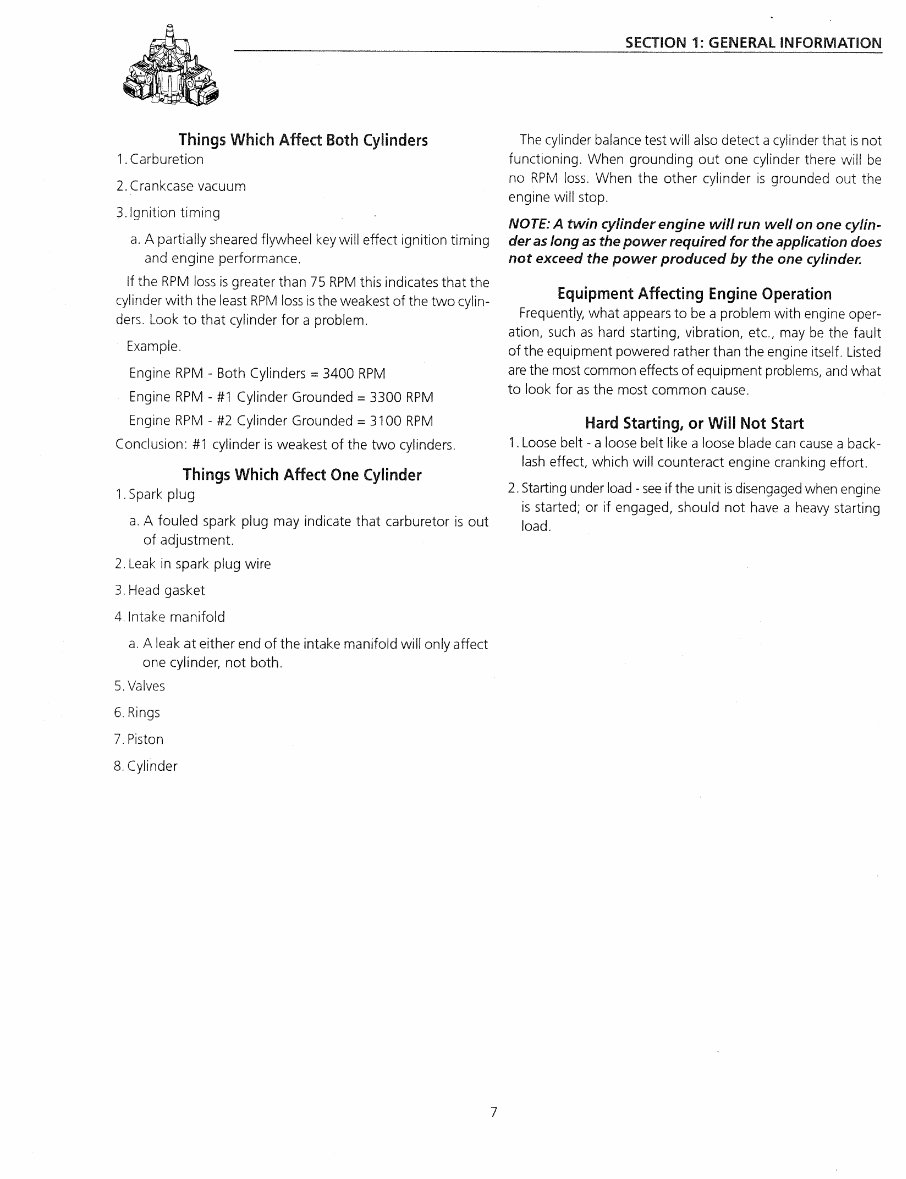 Generac GN724 V-Twin OHVI Engine Workshop Service Repair Manual preview img 9