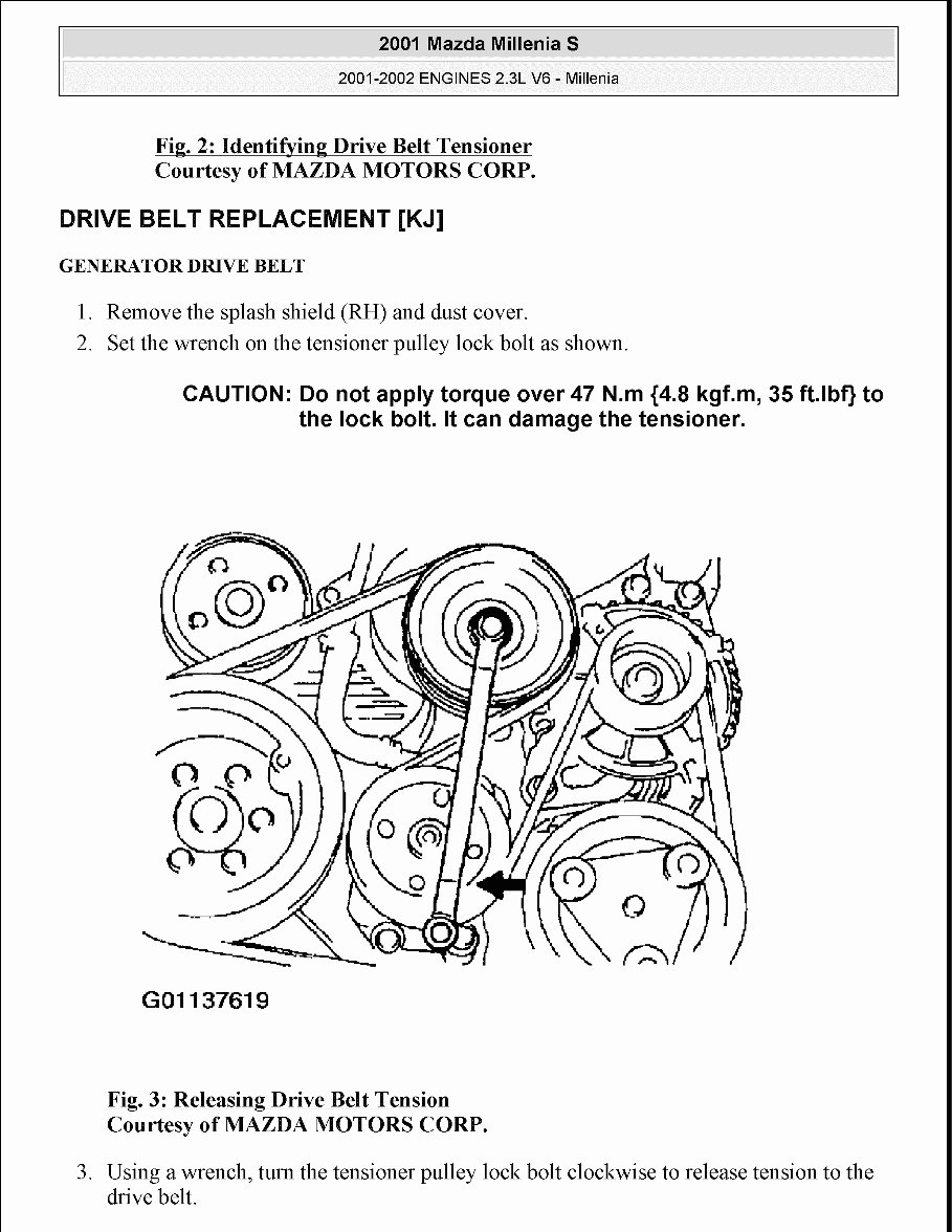 1995-2003 Mazda Millenia Service & Repair Manual preview img 3