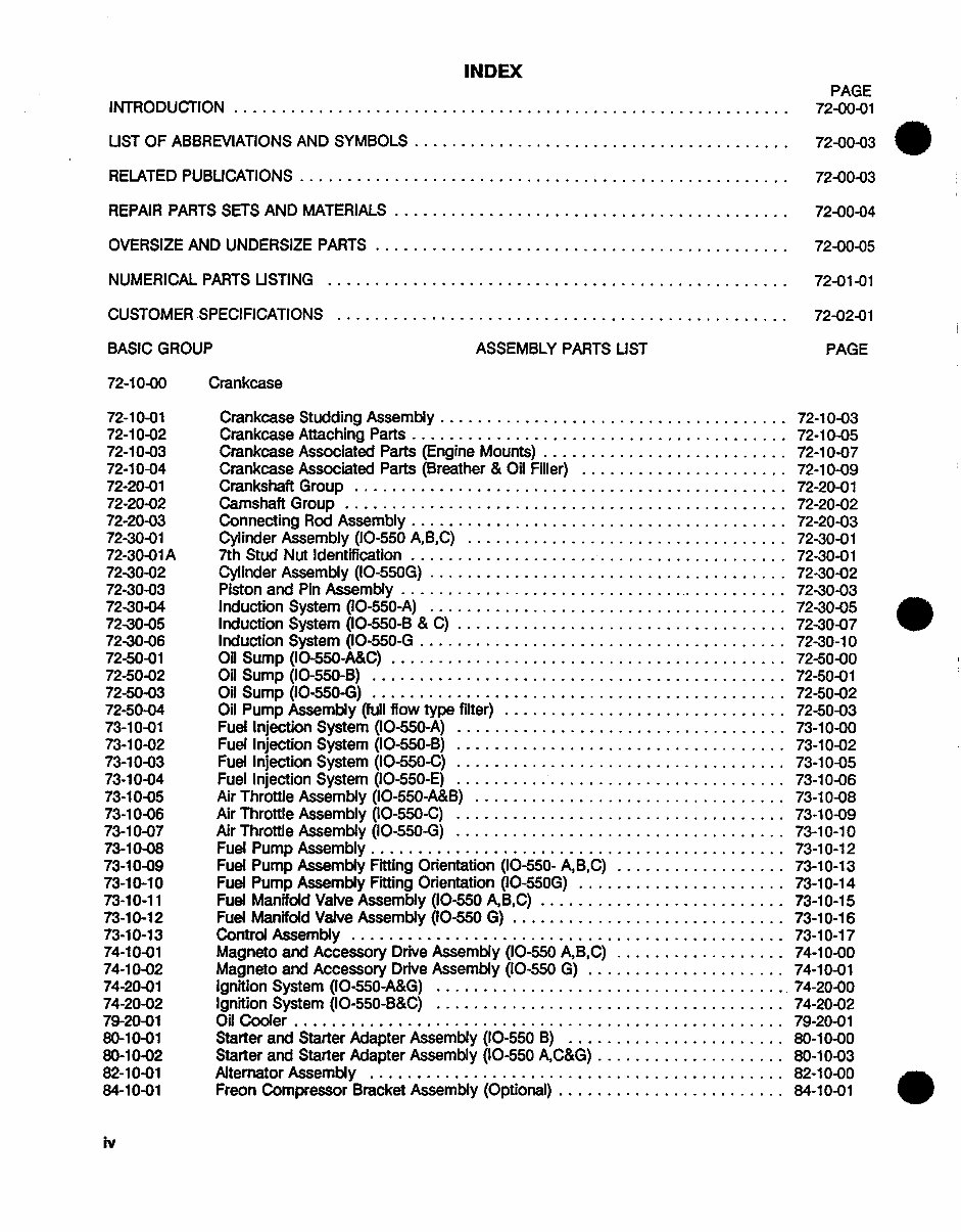 X30569A IO-550 Parts Manual preview img 4