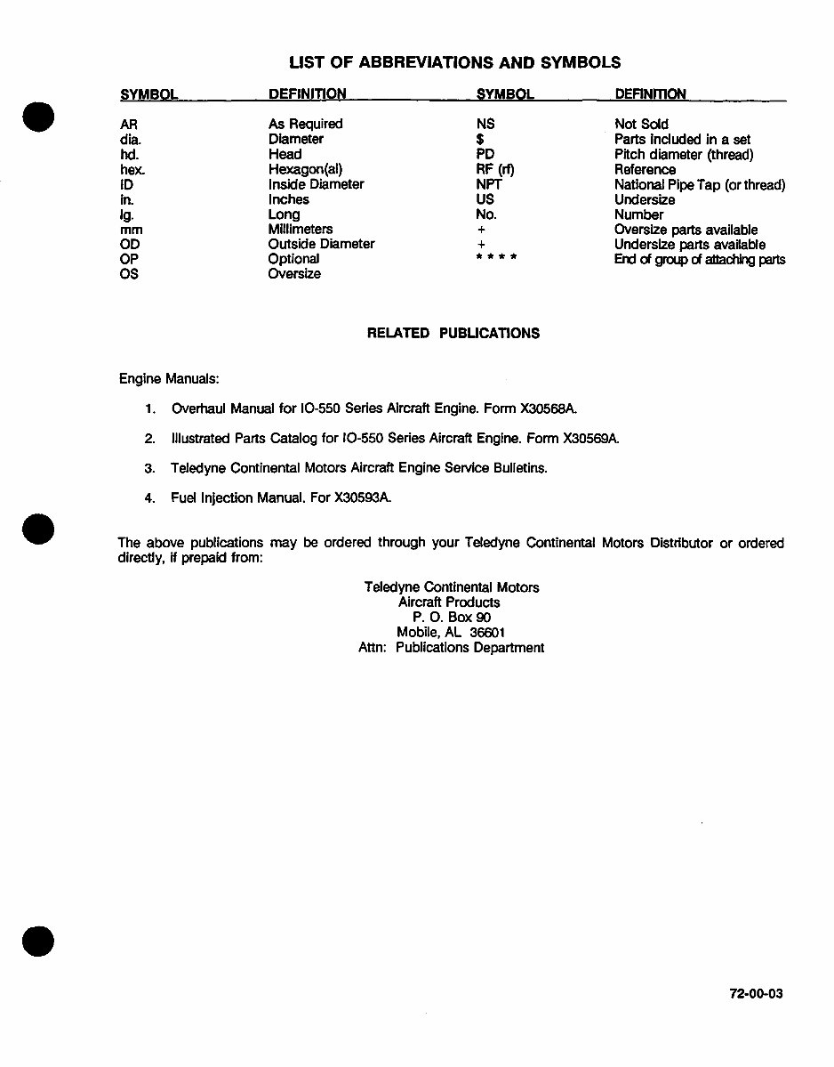 X30569A IO-550 Parts Manual preview img 7