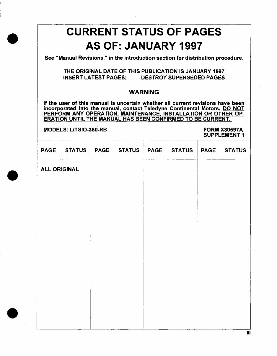 Continental Parts Catalog X30597A TSIO-LTSIO-360 Series preview img 3