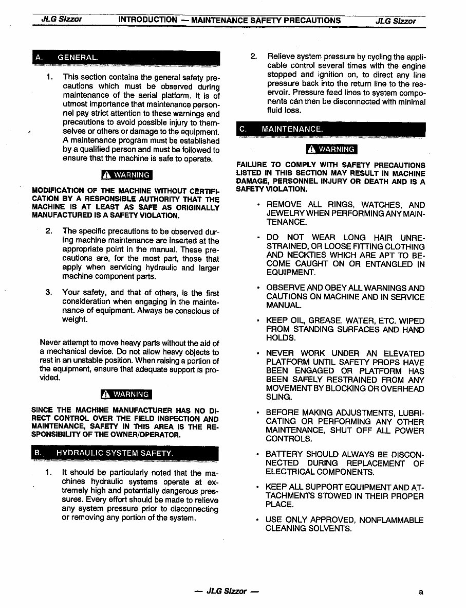 JLG Scissor Lifts 1532E, 1932E, 2033E, 2046E, 2646E, 2658E Service Repair Workshop Manual (P/N:3120846) preview img 3