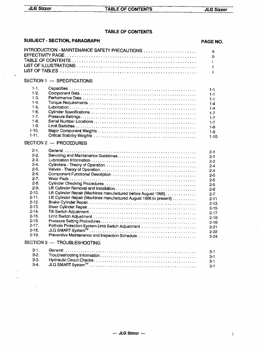 JLG Scissor Lifts 1532E, 1932E, 2033E, 2046E, 2646E, 2658E Service Repair Workshop Manual (P/N:3120846) preview img 5