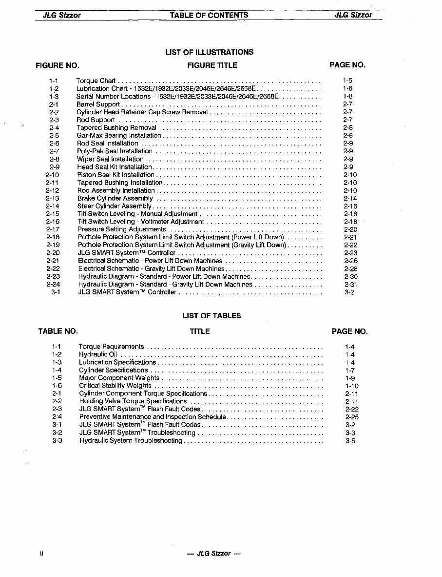 JLG Scissor Lifts 1532E, 1932E, 2033E, 2046E, 2646E, 2658E Service Repair Workshop Manual (P/N:3120846) preview img 6