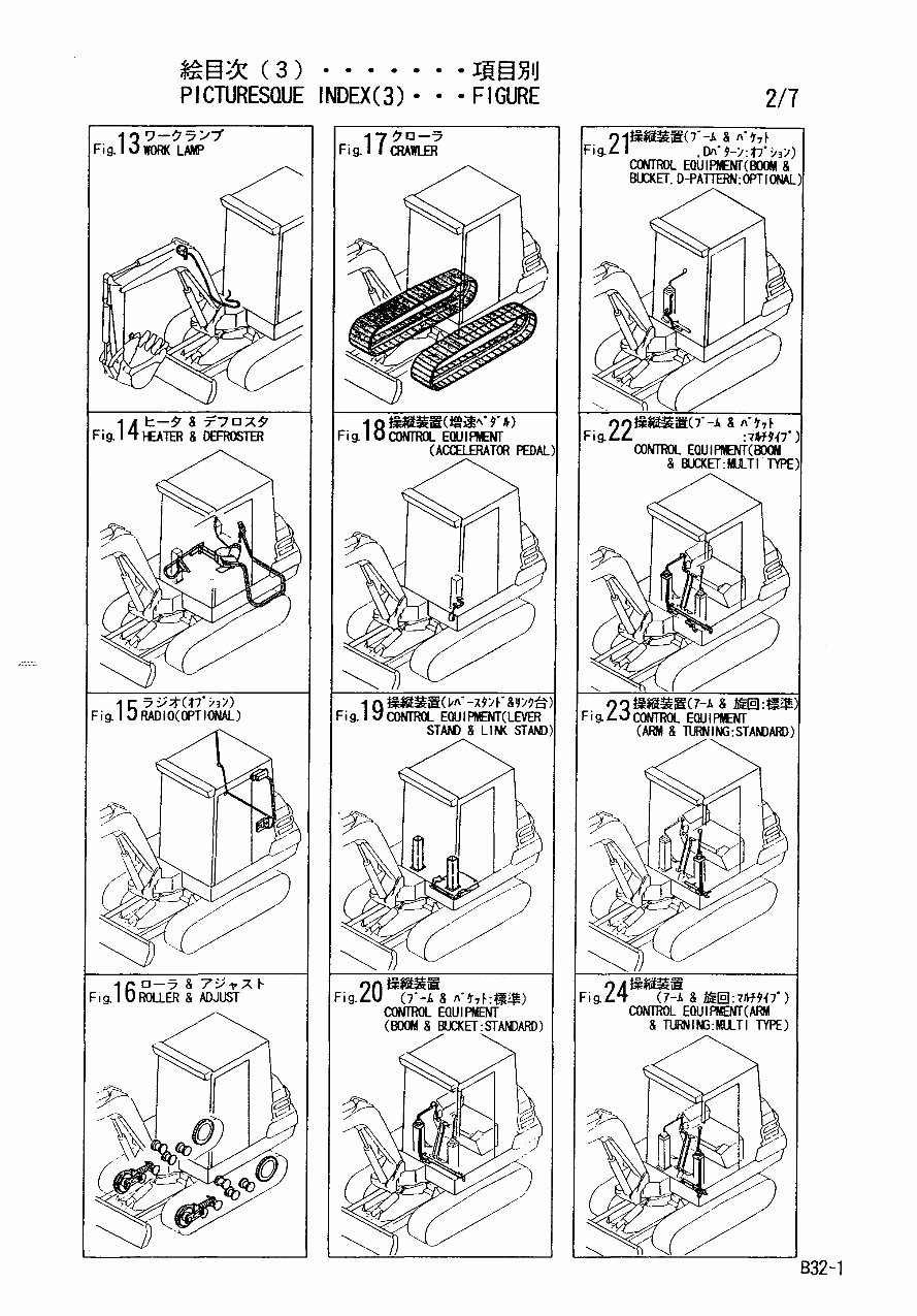 Yanmar Crawler Backhoe B32 & B32-1 Parts Catalog Manual preview img 7