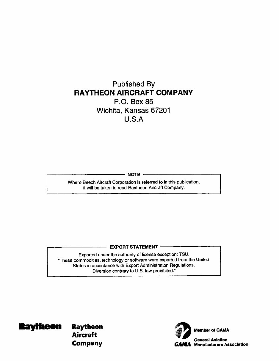 Beech Baron Pressurized & Turbocharged 58 Service Maintenance Manual - IMPROVED - preview img 2