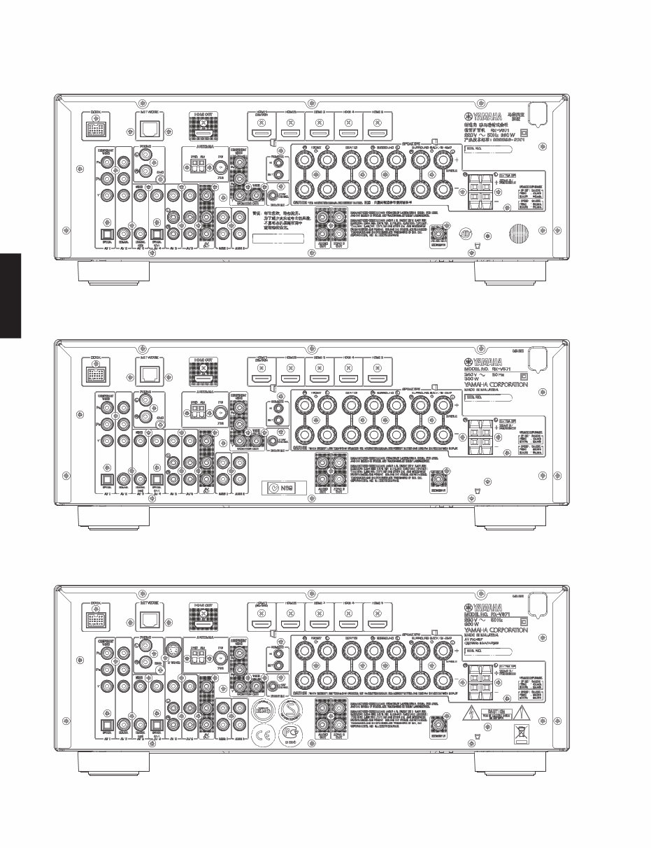 Yamaha RX-V671 AV RECEIVER Service Manual preview img 6