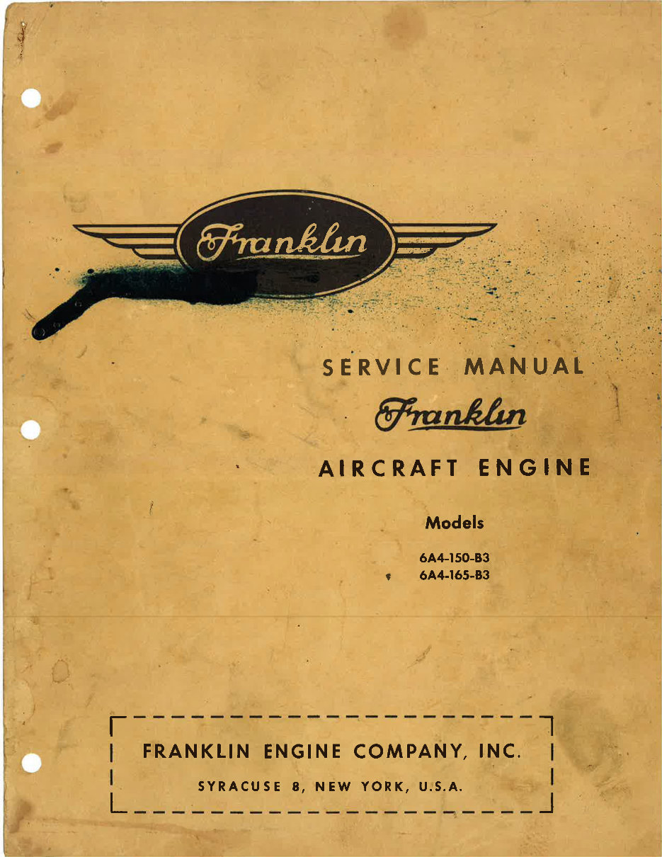 Franklin aircraft engine service manual preview img 1
