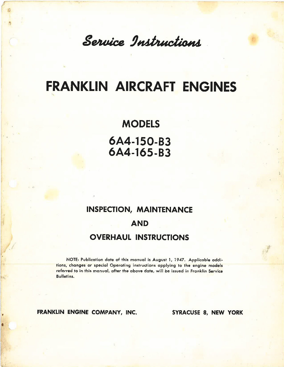 Franklin aircraft engine service manual preview img 2