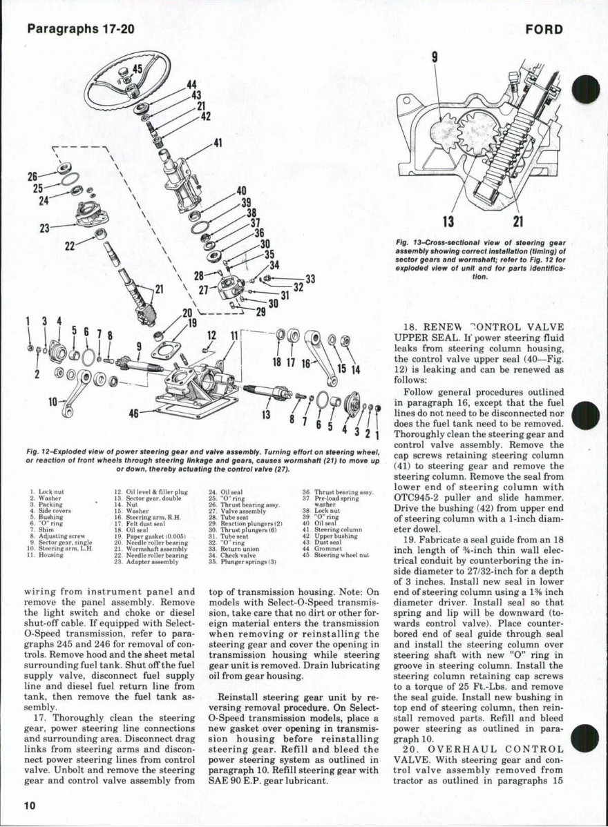 Ford 2100 2110 3100 4100 4110 4140 4200 Tractor Service Repair Shop Manual - IMPROVED - preview img 10
