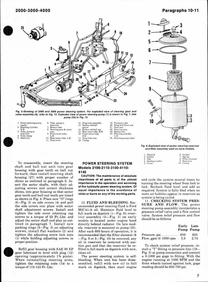 Ford 2100 2110 3100 4100 4110 4140 4200 Tractor Service Repair Shop Manual - IMPROVED - preview img 7