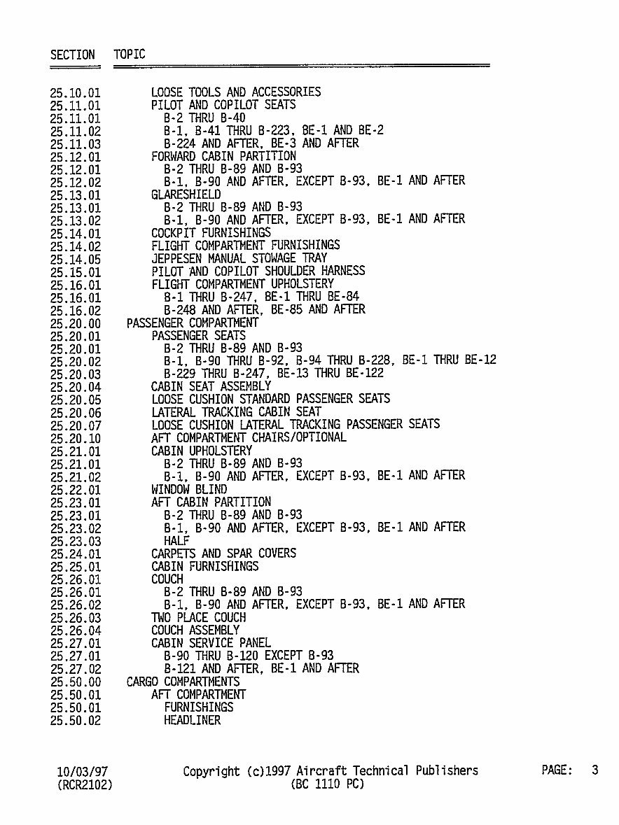 Beechcraft King Air B100 Illustrated Parts Catalog Manual - preview img 3