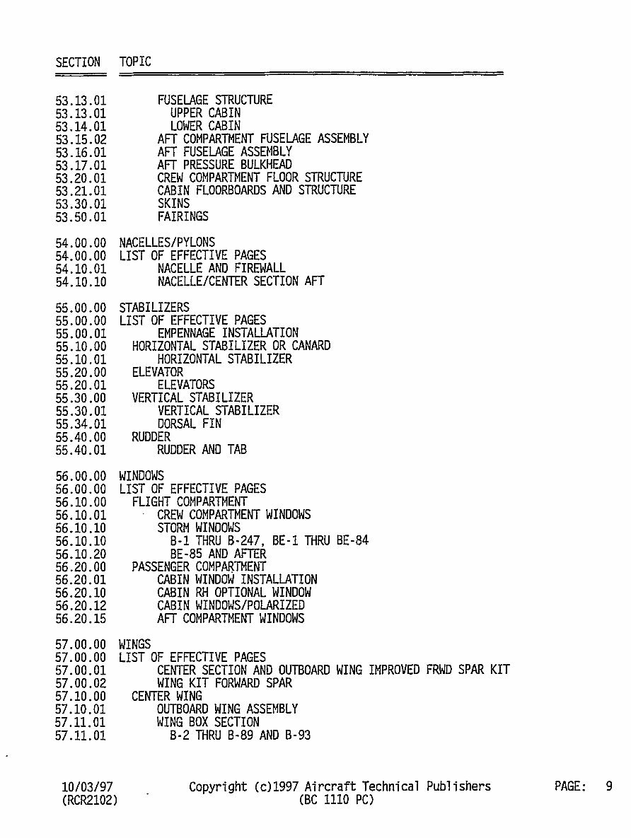 Beechcraft King Air B100 Illustrated Parts Catalog Manual - preview img 9