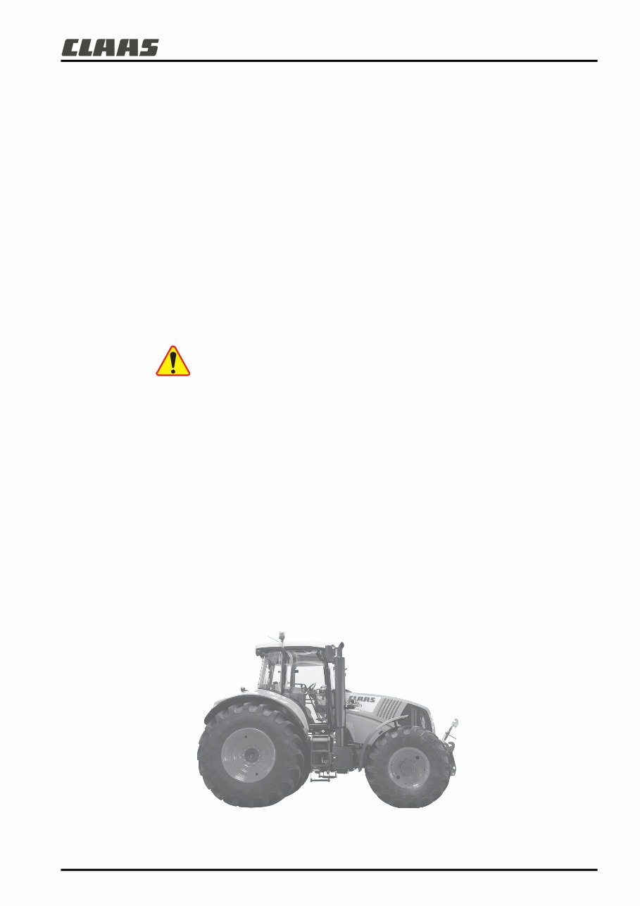 Claas Arion 610C 620C 630C Tractor Operation Maintenance Service Manual # 1 preview img 3