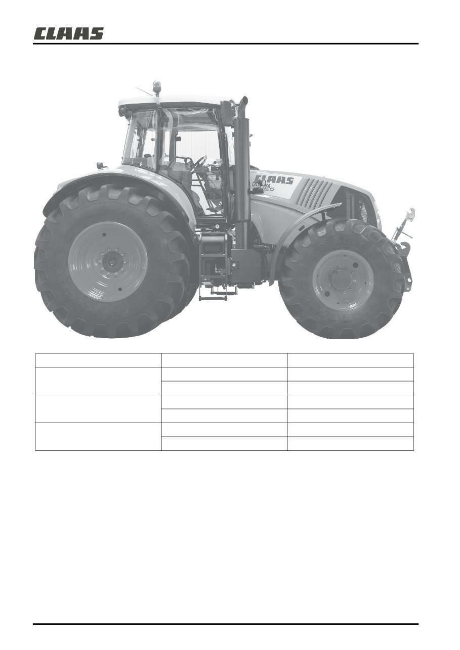 Claas Arion 610C 620C 630C Tractor Operation Maintenance Service Manual # 1 preview img 4